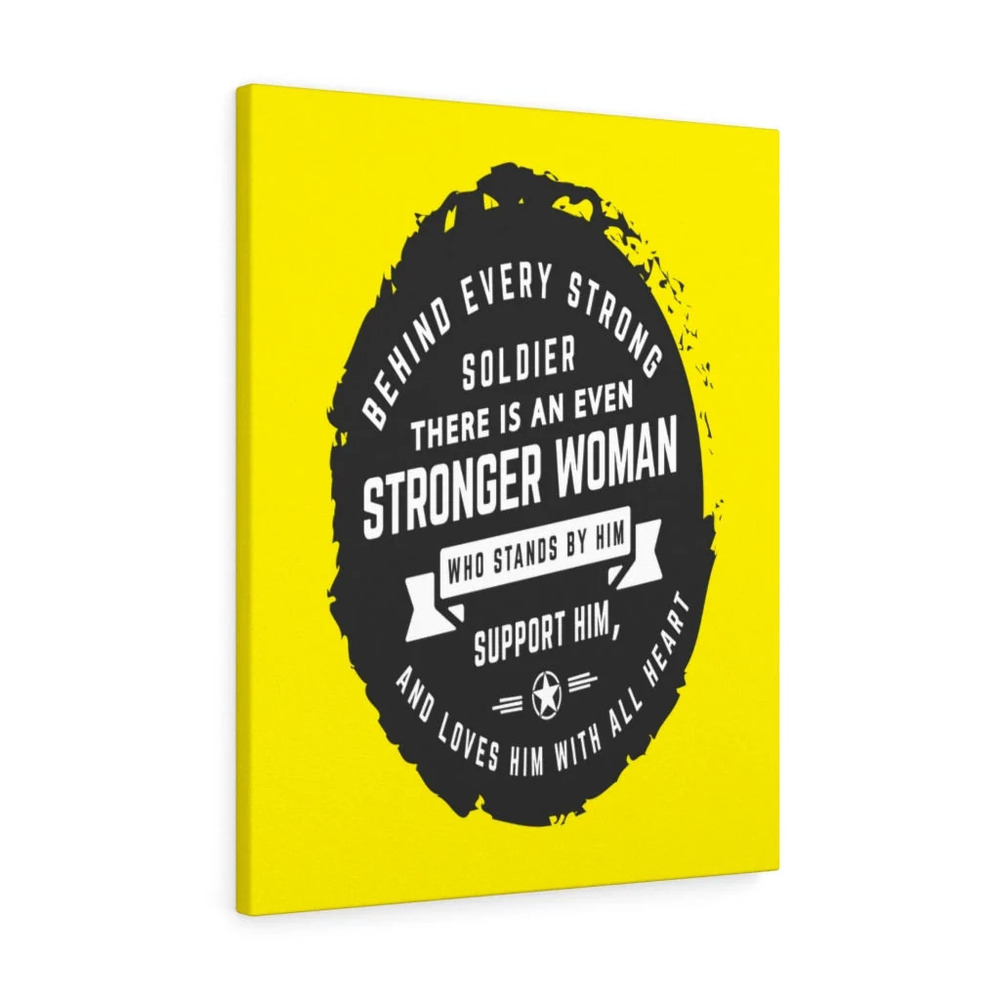 Inspirational Wall Art Behind Every Strong Soldier Wall Art Motivation for